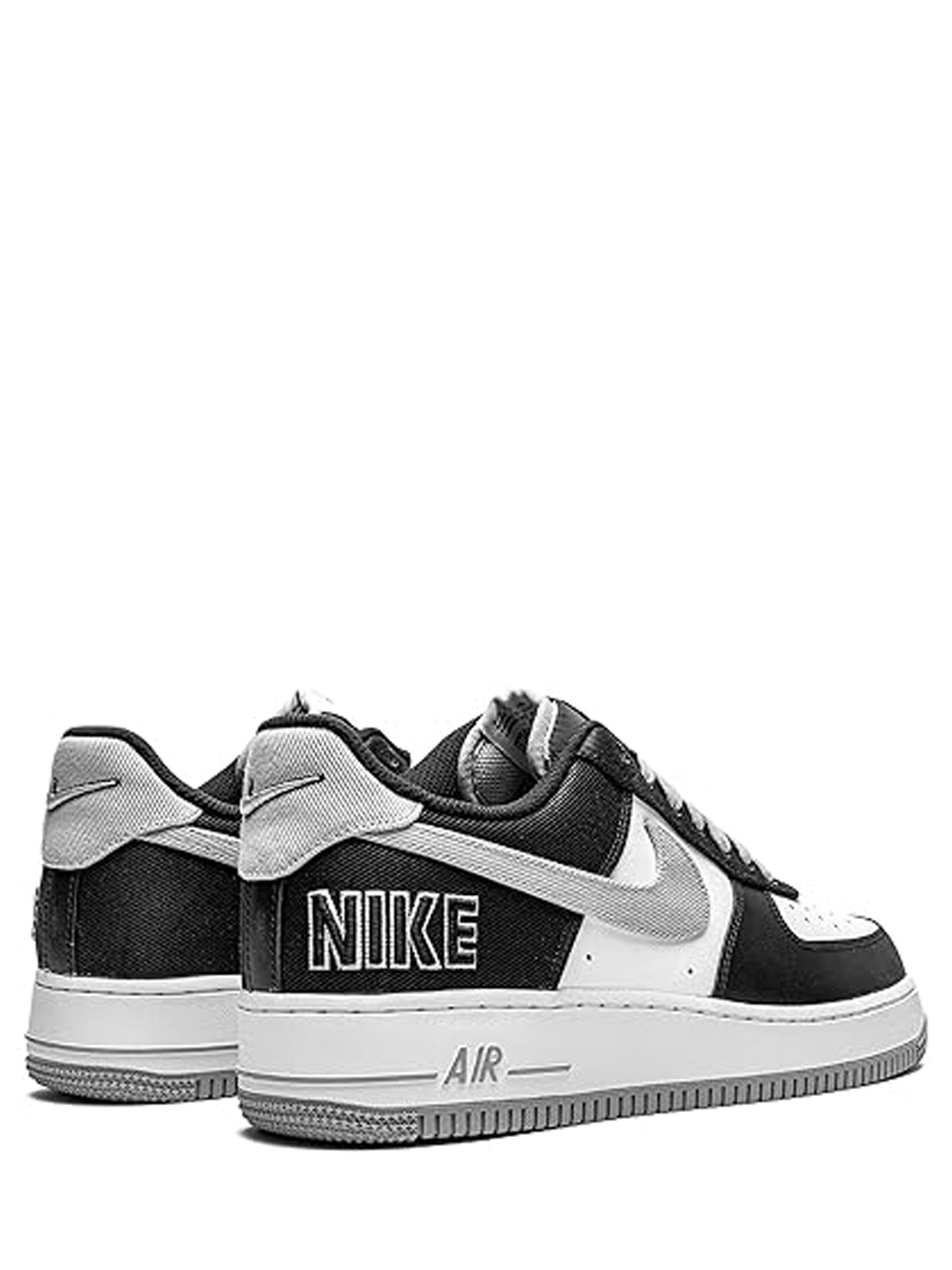 Nike Airforce 1 Emb Black White Silver - Image 2