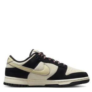 nike dunk low lx black suede team gold